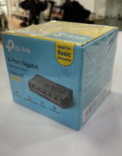 Switch TP-Link 5 puertos 10/100/1000 10GB/sec (90*72*23mm)