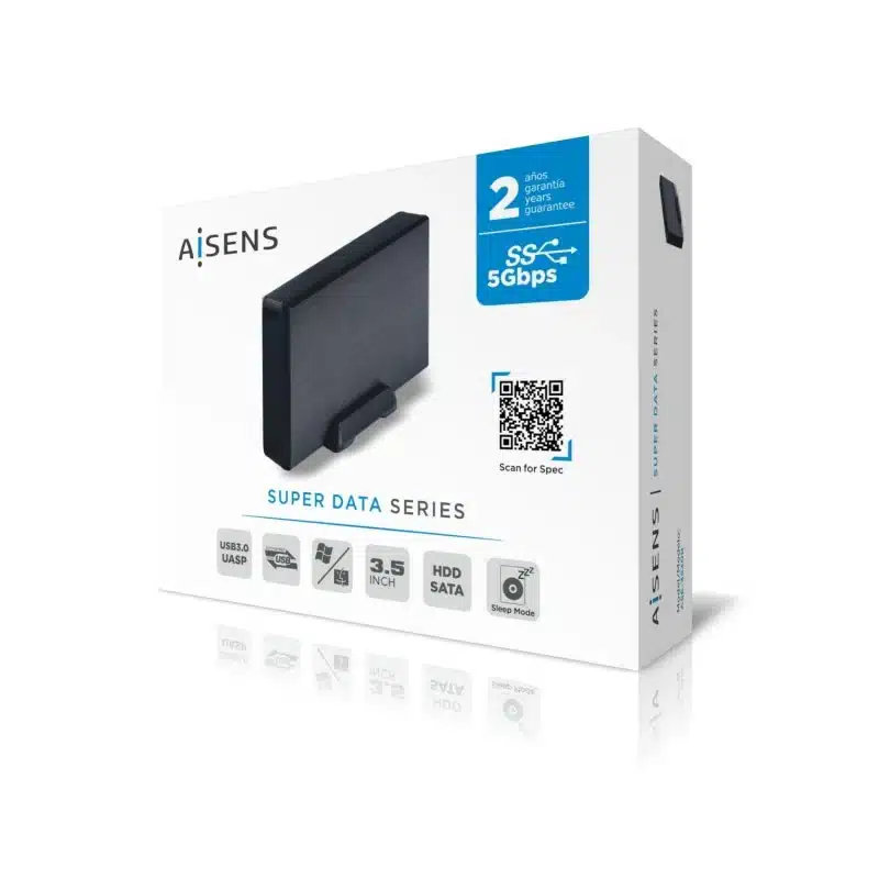 Caja externa 3.5¨AISENS HDD Sata USB3,0