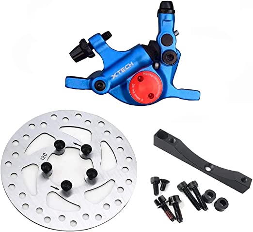 Pinza AZUL 73742-02 (disco + soporte) XTECH semi/hidrau M365/Pro RMR-084