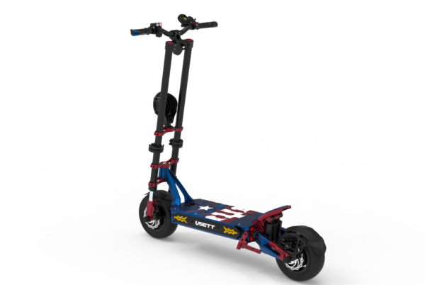 Patinete VSett 11 + 31Ah 11¨ 2x1500w Azul/Rojo serial: V11P60V3421050001 - Imagen 5