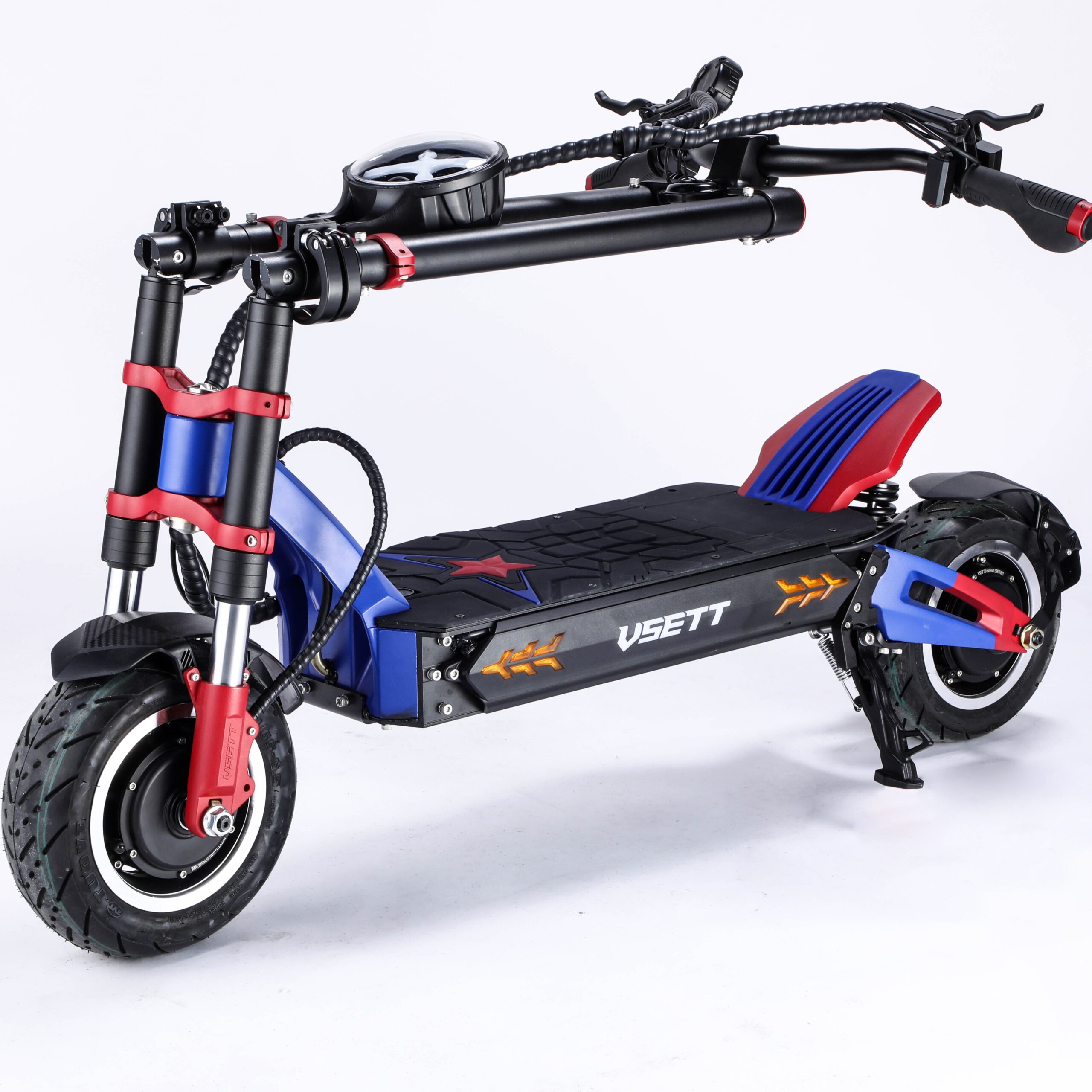 Patinete VSett 11 + 31Ah 11¨ 2x1500w Azul/Rojo serial: V11P60V3421050001 - Imagen 6