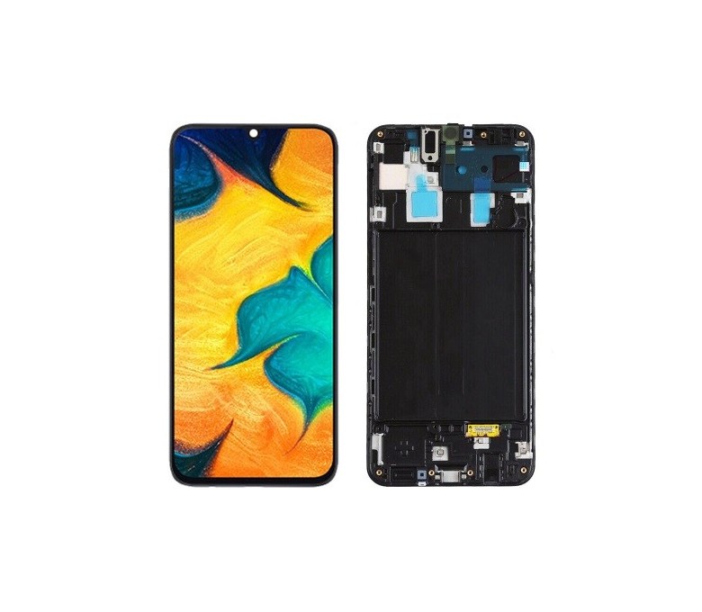 Pantalla completa con marco para A30/50/50s, SM-A305/505/507 TFT