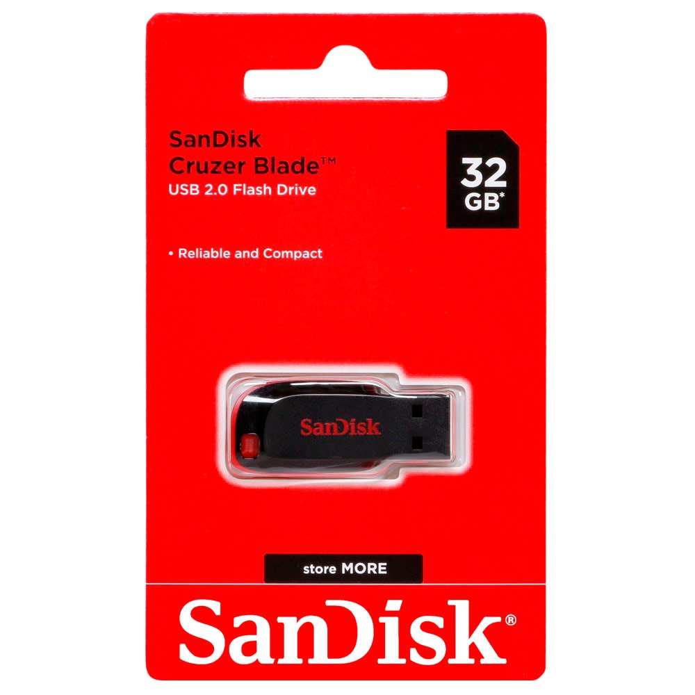 Pendrive 32GB SanDisk Cruzer Blade USB 2.0