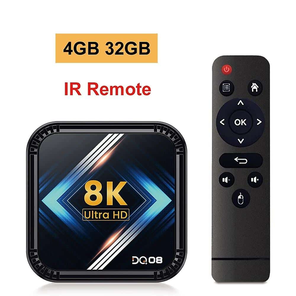 Smart TV Box Android 13 Quad Core 8k 4G 32G