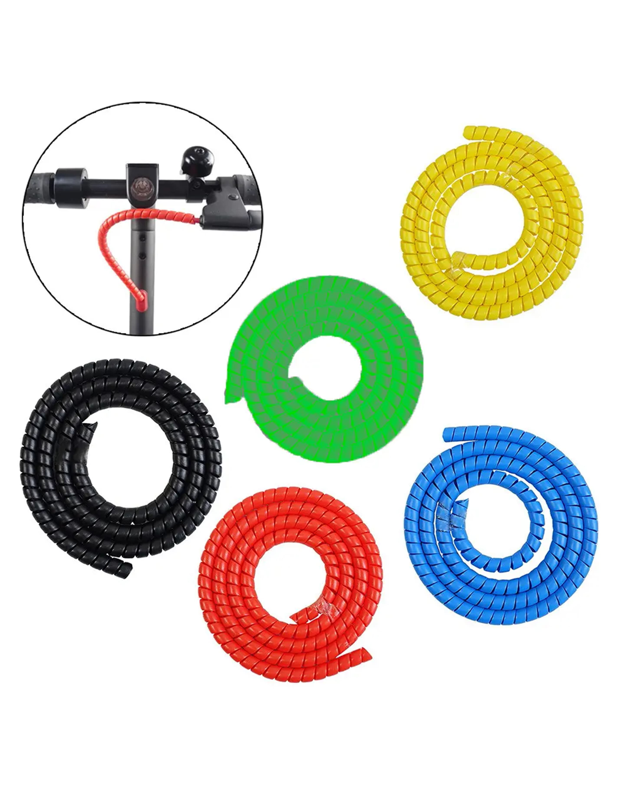 Cubre cable Rojo Mate 1m - Imagen 2